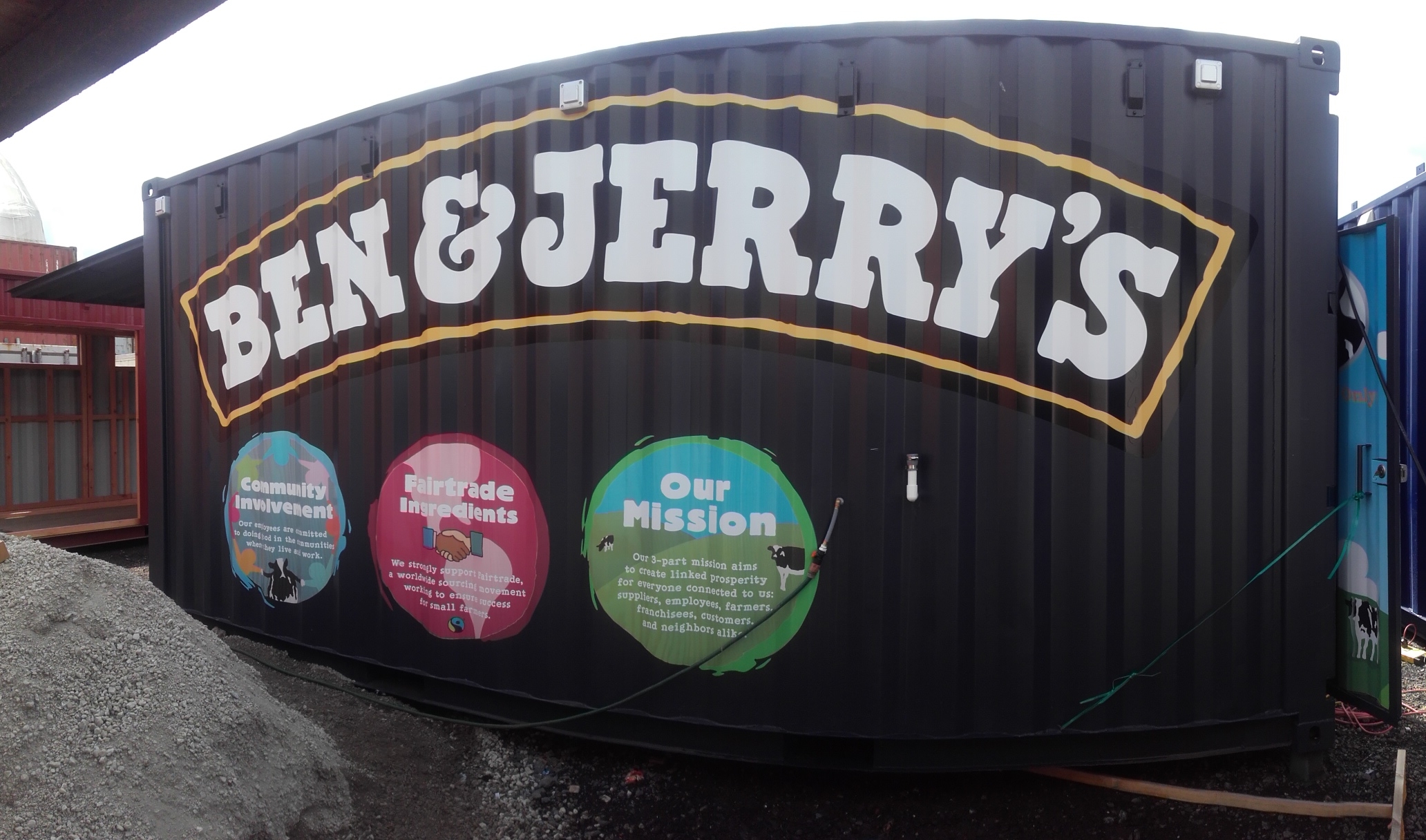 Ben & Jerry 20' transportable ice cream shop