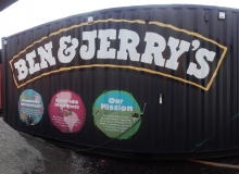 Ben & Jerry 20' transportable ice cream shop